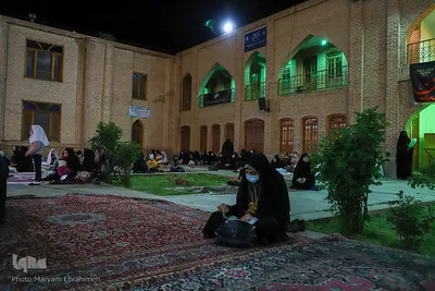 احیای شب بیست و یکم ماه رمضان در امام زاده سید حمزه(ع) تبریز
