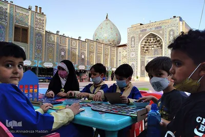 فعالیت فرهنگی برای کودکان در نمایشگاه قرآنی فارس‎‎