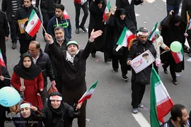 راهپیمایی یوم الله ۲۲ بهمن در تهران -۱