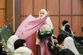 همایش پیوندهای آسمانی؛ جشن ازدواج ۲۲۰ زوج جوان از خانواده سپاه پاسداران