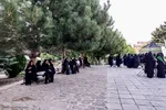 مراسم زیارت عاشورا بسیجیان همدان‎