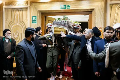 مراسم وداع با پیکر آیت الله هاشمی شاهرودی