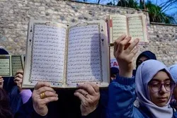 An gudanar da taron kur'ani mai tsarki a gaban ofishin jakadancin Sweden da ke Turkiyya