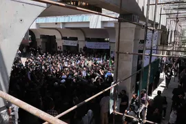 تشییع پیکر دو شهید قرآن آموز در تبریز