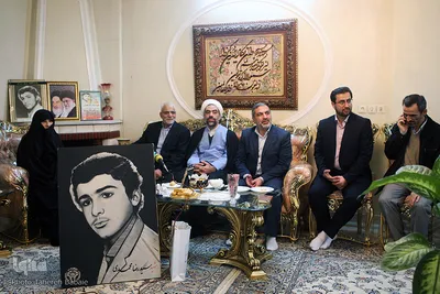 مراسم دیدار با خانواده شهید سید رضا محمدی
