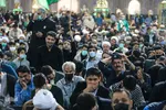 وداع با پیکر روحانی شهید اصلانی در حرم مطهر رضوی
