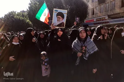 مراسم تشییع پیکر مطهر مدافع امنیت، بسیجی شهید «حسین اجاقی» در تبریز