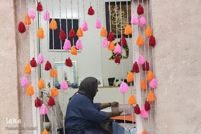 نمایشگاه صنایع دستی در باغ اکبریه بیرجند