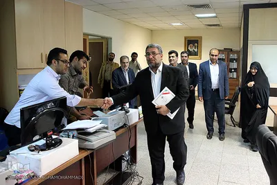 بازدید کریم نجفی برزگر، معاون فرهنگی دانشگاه پیام نور از سازمان فعالیتهای قرآنی دانشگاهیان کشور
