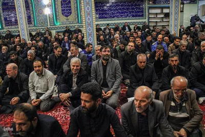مراسم شام غریبان شهدای خدمت در اهر