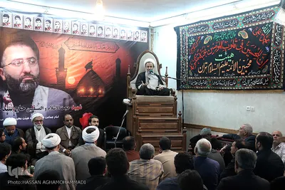 مراسم ترحیم مجاهد جانباز، شهید حجت الاسلام مهدی تقوی در هیات محبین الائمه(ع) تهران
