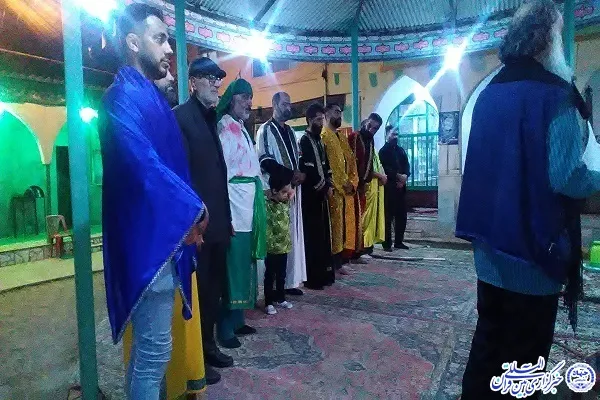 هشتمین روز از سوگواره تعزیه «غریب»
