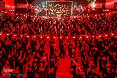 عزاداری شب ششم محرم حسینیه اعظم زنجان‎‎
