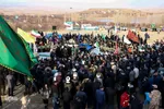 تدفین پیکر شهید گمنام دفاع مقدس دراهر