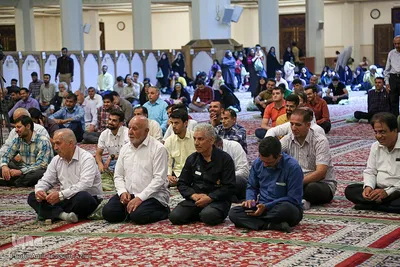 مراسم شب ولادت امام موسی کاظم(ع) در حرم مطهر