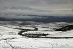 بارش برف پاییزی در ارتفاعات و مناطق روستایی اهر