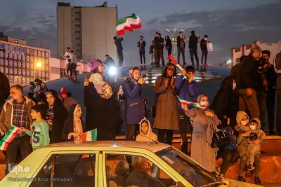 جشن پیروزی تیم ملی در تهران/1