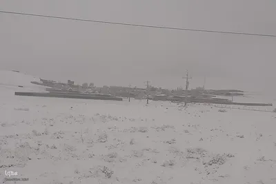بارش برف بهاری در ارتفاعات روستایی اهر