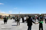 نقش جهان میزبان مسافران نوروزی نصف جهان