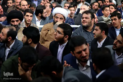 دیدار جمعی از مداحان و ذاکران اهل بیت(ع) با رهبر انقلاب
