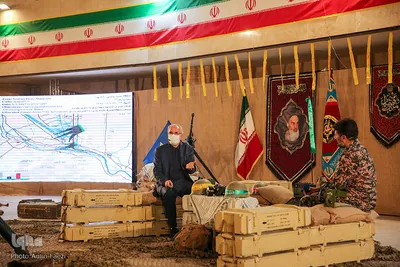 رونمایی از پرچم عملیات کربلای ۵