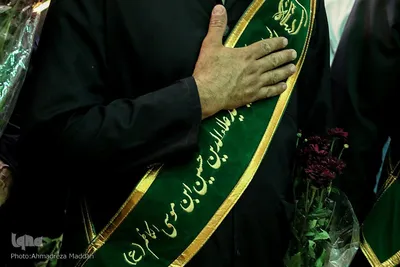 تجدید میثاق خدام حرم مطهر حضرت سیدعلاءالدین حسین(ع) با حضرت احمدبن موسی(ع)‎‎