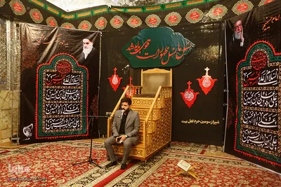 هیئت دانش آموزی‎ در حرم مطهر سید میر محمد (ع)