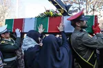 تشییع پیکر مطهر پنج شهید گمنام در تبریز‎