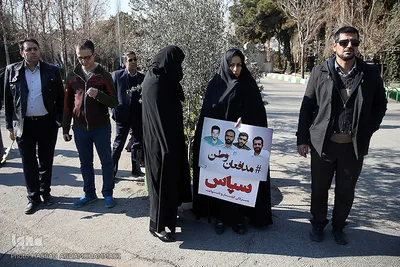 مراسم تشییع ۱۶آتش نشان شهید حادثه  پلاسکو