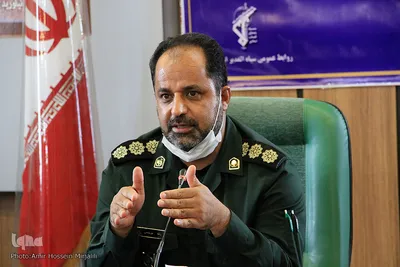 نشست خبری سرهنگ رضا پورشمسی فرمانده سپاه الغدیر استان یزد