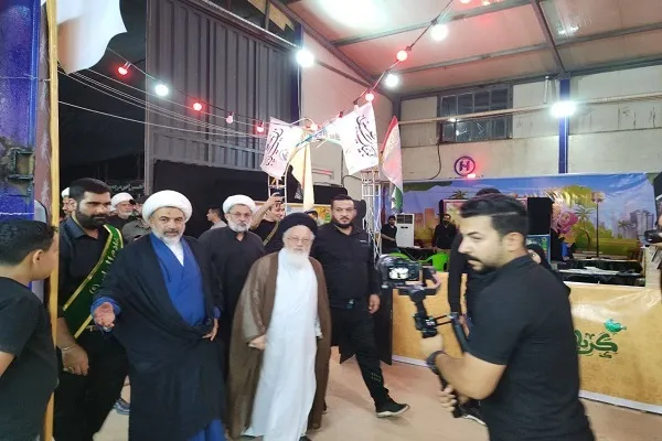 بازدید نماینده مقام معظم رهبری از موکب تخصصی کودک و نوجوان در کربلا + فیلم