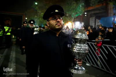 مراسم شام غریبان امام رضا(ع) در حرم مطهر رضوی