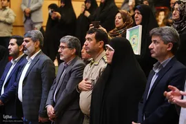 گزارش مراسم بزرگداشت آیت الله اشرفی اصفهانی و تشییع پیکر پاک شهید گمنام