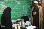 بازدید مسئولین اوقاف از روند برگزاری آزمون/عکاس:زهرا بهرامی