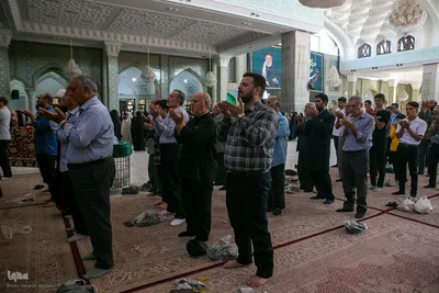 نماز عیدقربان در حرم حضرت عبدالعظیم حسنی(ع)