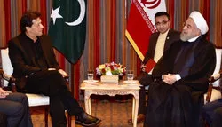 عمران خان کی ایرانی صدر سے ملاقات