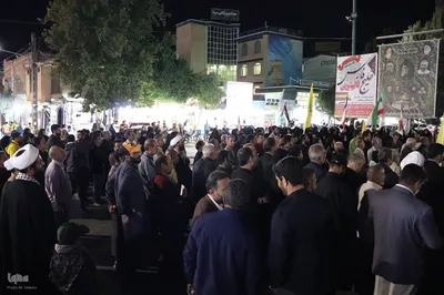 اجتماع مردم ملایر در محکومیت جنایت های رژیم صهیونیستی ‎