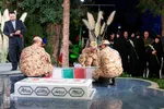 آیین استقبال از پیکر شهدای تازه‌تفحص‌شده در سیمای مرکز اصفهان