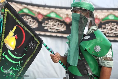 مراسم فدائیان سقا در امامزاده شاه سید علی(ع) قم

