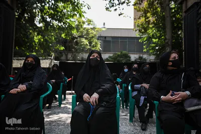 مراسم ظهر تاسوعا در خانه مداحان