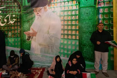 وداع با پیکر شهدای جنگ رمضان در اصفهان