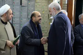 مراسم ترحیم مرحوم یعقوب منصوری پدر کریم منصوری قاری ممتاز و بین المللی کشور
