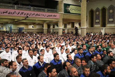 دیدار جمعی از کارگران سراسر کشور با رهبر انقلاب