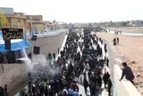 پیاده‌روی دلدادگان اربعین حسینی در خمینی‌شهر