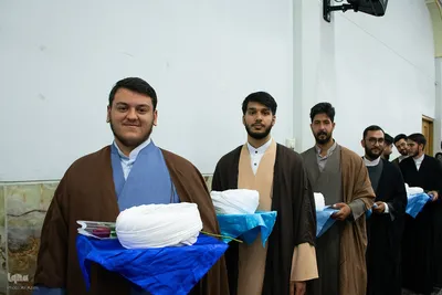 مراسم عمامه‌گذاری طلاب حوزه علمیه اصفهان