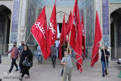 حضور هیئت های مذهبی جوان شهر شیراز در حرم مطهر شاهچراغ