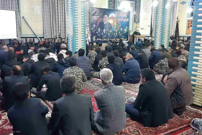 برگزاری مراسم محفل شهدای خدمت در روستای قشلاق شاهوردی اهر