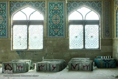 آستان علی‌بن مهزیار اهوازی همچنان در دست ساخت