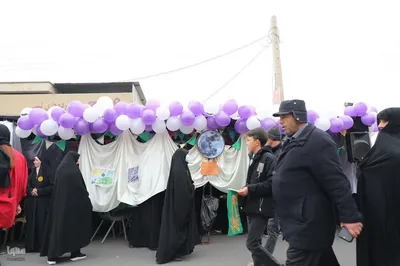 راهپیمایی منتظران ظهور در سمنان