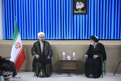 دیدار معاون اول قوه قضائیه با حجت‌الاسلام عبادی